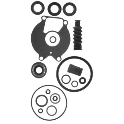 Rareelectrical - 2-Cylinder 8-25Hp Lower Unit Seal Kit Compatible With Force Mercury Mariner Outboard Gearcase S/N