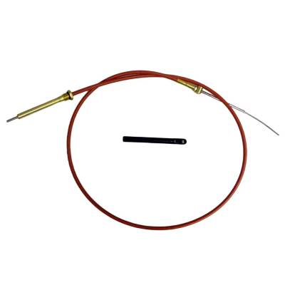 Rareelectrical - New Shift Cable Assembly Compatible With Omc I/O Cobra By 987661 986654 987498 18-2245-1 0985587