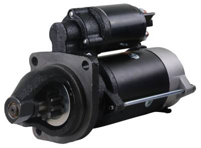 Rareelectrical - Starter Motor Compatible With Mccormick Mtx3 Mtx4 Farm Tractor Perkins 1006 6-Cyl 5.99L Turbo Diesel