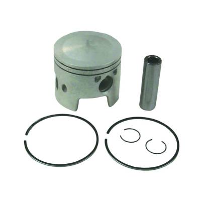 Rareelectrical - Piston Kit Compatible With Johnson Evinrude V6 Big Bore Looper 200 225 250Hp 3." Bore 2-Stroke