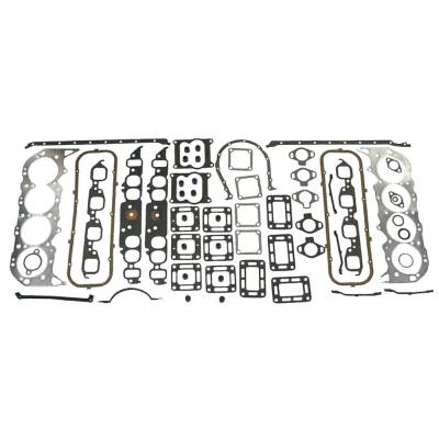 Rareelectrical - Engine Overhaul Gasket Set Compatible With Mercruiser Gm 7.4L 454 Cid V8 Big Block Marine Inboard