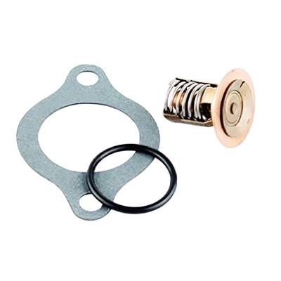 Rareelectrical - 140°F Thermostat Kit Compatible With Omc Cobra Volvo Penta 7.4L 7.4Gi 7.4Gsi 8.2L V8 Big Block