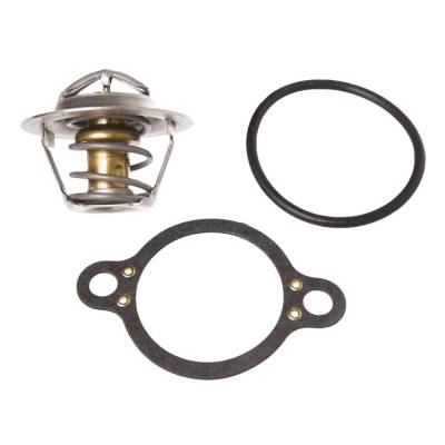 Rareelectrical - 150°F Thermostat Kit Compatible With Volvo Penta 4.3 5.0 5.7L V6 V8 Raw Water Cooled Marine