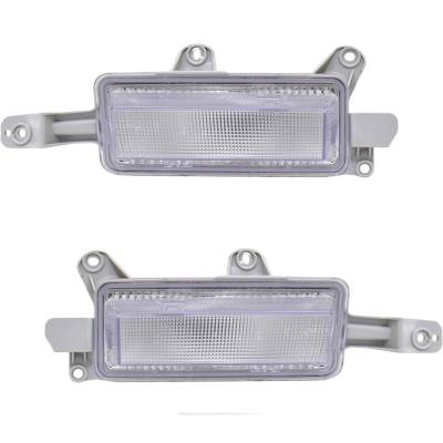 Rareelectrical - New Pair Of Back Up Light Compatible With Hyundai Santa Fe Luxury Sport Utility Santa Fe Limited