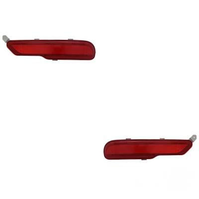 Rareelectrical - New Pair Of Reflector Compatible With Buick Envision Premium Sport Utility Envision Base Sport
