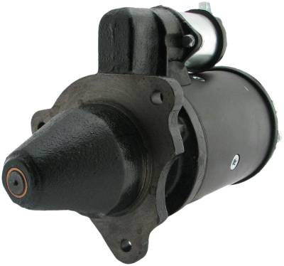 Rareelectrical - 12V Starter Motor Compatible With 1968-1981 180 185 200 Tractor 6-301 Diesel Clockwise Lucas 26363