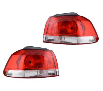 Rareelectrical - New OEM Valeo Outer Tail Light Pair Compatible With Volkswagen Gti 2010-2014 Vw2805106 Vw2804106