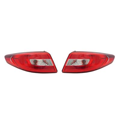 Rareelectrical - New Pair Of Outer Tail Lights Compatible With Hyundai Sonata 2015 Hy2805129 Hy2804129 92401-C2000