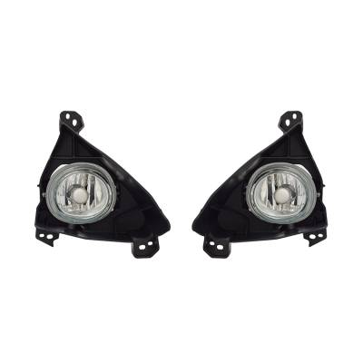 Rareelectrical - New Left And Right Fog Lights Compatible With Mazda 2012 Cg3651680 Cg3651690 Cg36-51-680 Cg36-51-690