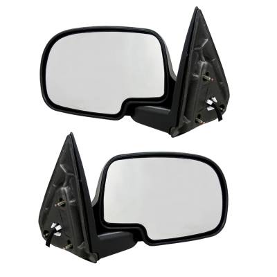 Rareelectrical - Left Driver & Right Passenger Side Door Mirror Compatible With 2000-2002 Chevrolet Avalanche 1500