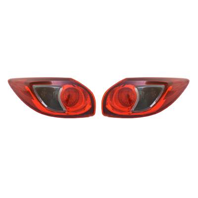 Rareelectrical - New Pair Of Outer Tail Lights Compatible With Mazda Cx-5 2013 2014 By Part Numbers Kd3351160c