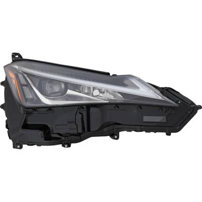 Rareelectrical - New Headlight Compatible With 2019-2020 Lexus Ux200 Ux250h Right Passenger Side Led Rl10010101u