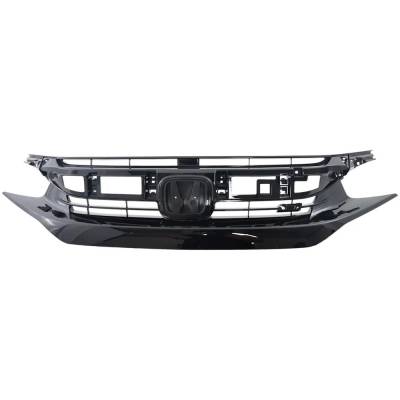Rareelectrical - New OEM Replacement Textured Black Grille Assembly Compatible With Honda Civic Si 4 Cyl 1.5L