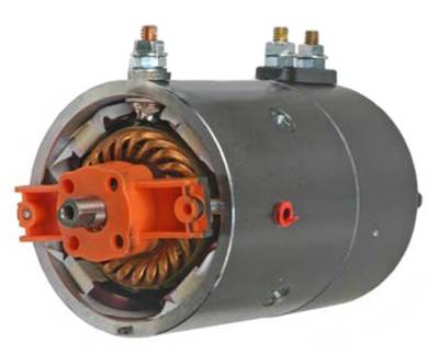Rareelectrical - New 12V Electric Motor Compatible With Prestolite Ramsey Winches Muq6201 Muq6203 Muq6203a Mur6201