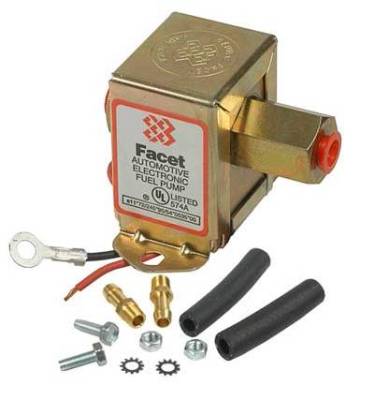 Rareelectrical - New 12V Facet Solid State Fuel Pump Compatible With Kit Carbureted Engines Facet 40104N Pro42sm