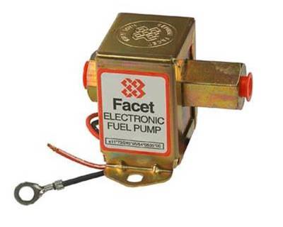 Rareelectrical - New Facet Solid State Fuel Pump Compatible With 24V 32 Gph 4.5-6 Psi Carbureted Cars Vans Light