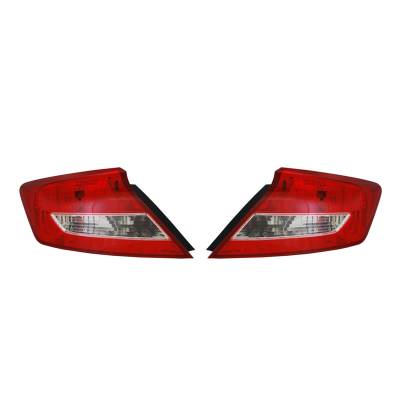 Rareelectrical - New Tail Light Pair Compatible With Honda Civic Coupe 2012 33500Ts8a01 Ho2801179 33500-Ts8-A01