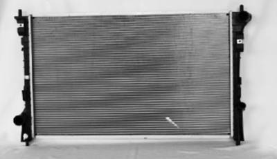 Rareelectrical - New Radiator Assembly Compatible With Ford 07-08 Edge 3.5L V6 3496Cc 213 Cid W/Auto Trans W/Tow 3460