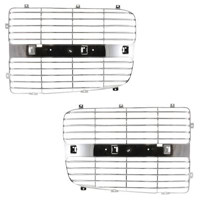 Rareelectrical - New Pair Of Grille Assembly Compatible With Dodge Ram 1500 St 8 Cyl 5.9L Ram 3500 Laramie 6 Cyl 5.9L