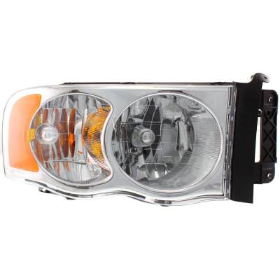 Rareelectrical - Headlight Compatible With 2002-2005 Dodge Ram 1500 Ram 2500 Ram 3500 3.7L 4.7L V6 Ekg Eva Eza Right