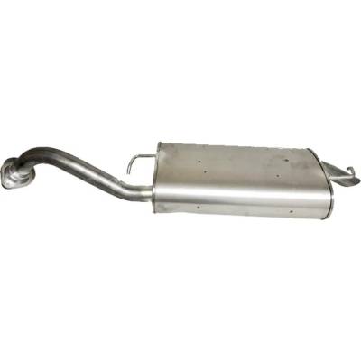 Rareelectrical - New 2.125 Od Inlet Muffler Compatible With Toyota Corolla Xle 4 Cyl 1.8L Corolla S 4 Cyl 1.8L
