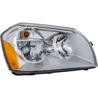 Rareelectrical - New Headlight Compatible With 2005-2007 Dodge Magnum Right Passenger Side Halogen D100135