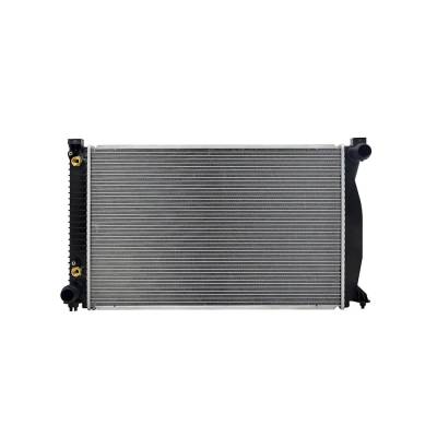 Rareelectrical - 2-Row Core Radiator Compatible With Audi S6 Base 10 Cyl 5.2L A6 Quattro Base 8 Cyl 4.2L 2005-2011 By