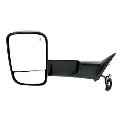 Rareelectrical - Side Mirror Compatible With 2013-2018 Ram 2500 3500 Left Driver Side Replaces 68412885Ac Dg03el-S