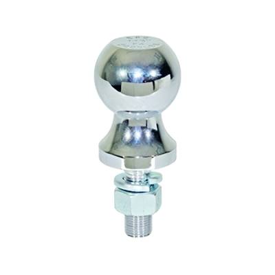 Rareelectrical - New 1-7/8 Inch Chrome Stainless Steel Trailer Hitch Ball Compatible With Class 1 2 Trailer Couplers