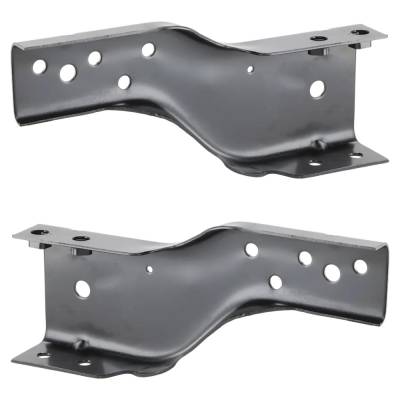 Rareelectrical - Rear Left And Right Bumper Bracket Pair Compatible With 1996-2004 Chevrolet S10 Base 4.3L (98-03) Ls