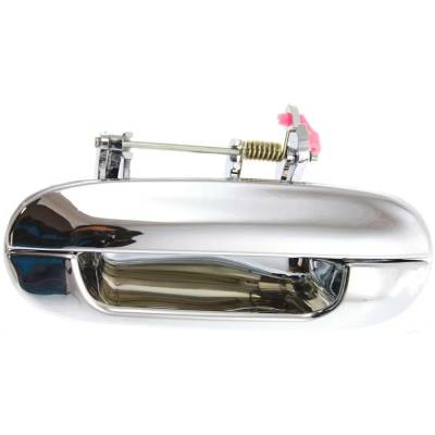 Rareelectrical - Left Rear Exterior Door Handle Compatible With 2002-2009 Gmc Envoy Chevrolet Trailblazer Oldsmobile