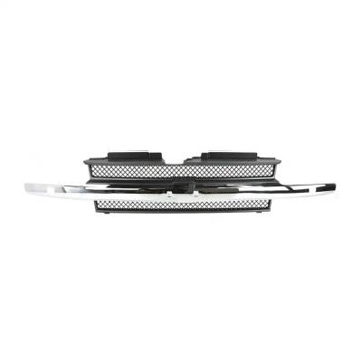 Rareelectrical - Grille Assembly Compatible With 2002-2005 Chevrolet Trailblazer Ext North Face 4.2L (02-04) 5.3L