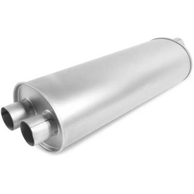 Rareelectrical - New Oval Muffler Compatible With Chevrolet Gmc Silverado 2500 Hd Wt 8 Cyl 6.0L Silverado 3500