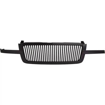 Rareelectrical - New Vertical Bar Grille Assembly Compatible With Chevrolet Silverado 1500 Hd Lt 8 Cyl 6.0L Silverado