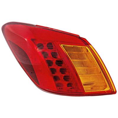 Rareelectrical - Tail Light Compatible With 2009-2010 Nissan Murano 3.5L V6 Vq35de Left Driver Side 260Hp Replaces