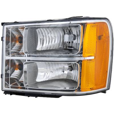 Rareelectrical - Headlight Compatible With 2007-2014 Gmc Sierra 1500 Sierra 2500 Hd Sierra 3500 Hd 4.3L 5.3L V6 Lv3