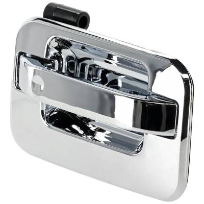 Rareelectrical - New Front Right (Passenger Side) Exterior Door Handle Compatible With 2004-2014 Ford F-150 Chrome