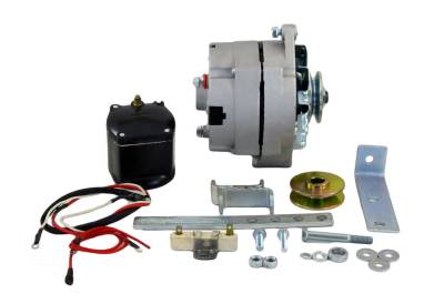 Rareelectrical - New Alternator Conversion Kit Compatible With Early Ford 2N Tractors Front Distributor 1100-0530