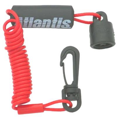 RAREELECTRICAL - New Standard Red Lanyard Compatible With Sea-Doo By A7453-Des