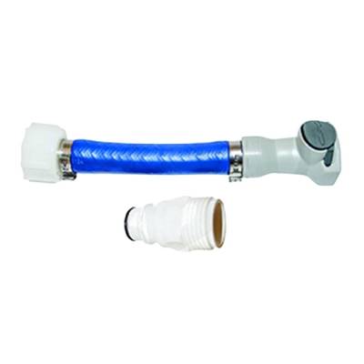 Rareelectrical - Through-Hull Pwc Flush Kit Quick Disconnect Compatible With 1995-2005 Kawasaki Jet Ski Zxi Stx 750