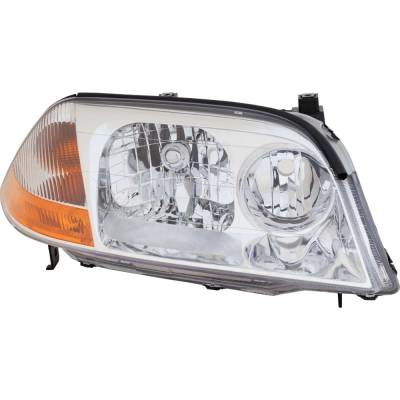 Rareelectrical - Headlight Compatible With 2001-2003 Acura Mdx 3.5L V6 J35a5 Right Passenger Side 265Hp Replaces