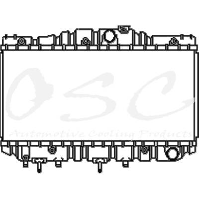 Rareelectrical - New Radiator Compatible With Part Numbers Cu932 Cu946 1640063030 1640063040 1640063080 1640063110