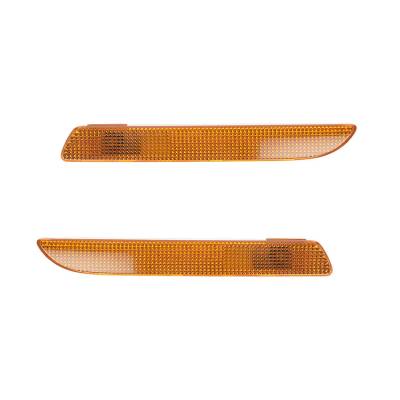 Rareelectrical - New Front Pair Of Side Marker Light Compatible With Saab 9-3 2003-2007 12-785-990 12785990 12785954