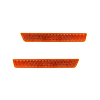 Rareelectrical - New Pair Of Side Marker Lights Compatible With Dodge Challenger 2015 68195788Ab 68195789Ab Ch2551132