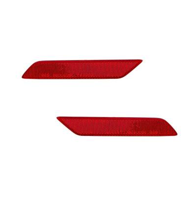 Rareelectrical - New Pair Of Reflector Lights Compatible With Honda Civic 2013-2015 Ho1184105 33505-Tr0-A51