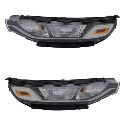 Rareelectrical - Halogen Daytime Running Light Assembly Right Left Pair Compatible With 2020-2022 Kia Soul S