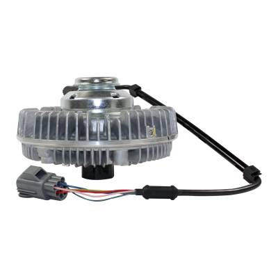 Rareelectrical - Electric Fan Clutch Compatible With Dodge Ram 2500 Ram 3500 2003-2004 5.9L L6 Cummins Diesel 6 Bolt
