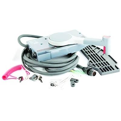 Rareelectrical - 703 Pull To Open Remote Control Box 7-Pin No Trim Compatible With Yamaha Outboard 2-Stroke 4-Stroke