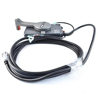 Rareelectrical - Side Mount Control Box 703 Pull Open 10-Pin Compatible With Yamaha Outboard 16Ft Harness Trim