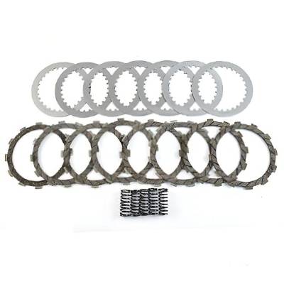 Rareelectrical - Clutch Friction Steel Plates Springs Kit Compatible With 1993-1998 Suzuki Rm125 Rm 125 124Cc